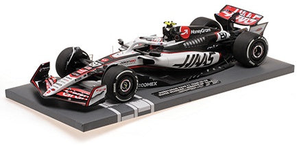 Moneygram Haas F1 Team VF-25 F1 Monaco GP 2025 Oliver Bearman 1:18 Scale Diecast Car – Minichamps