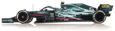 Aston Martin AMR21 F1 Monaco GP 2021 Sebastian Vettel 1:43 Scale Diecast Car – Minichamps