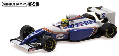Williams Renault FW16 F1 Pacific GP 1994 Ayrton Senna 1:64 Scale Diecast Car – Minichamps