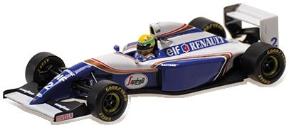 Williams Renault FW16 #2 F1 San Marino GP 1994 Ayrton Senna 1:64 Scale Diecast Car – Minichamps