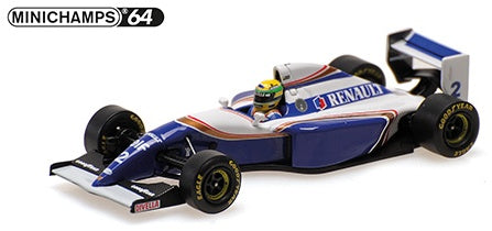 Williams Renault FW16 Paul Ricard Test 02.03.1994 Ayrton Senna 1:64 Scale Diecast Car – Minichamps