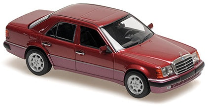Mercedes-Benz 500E V8 1991, Red Metallic 1:43 Scale Diecast Car – MaXichamps