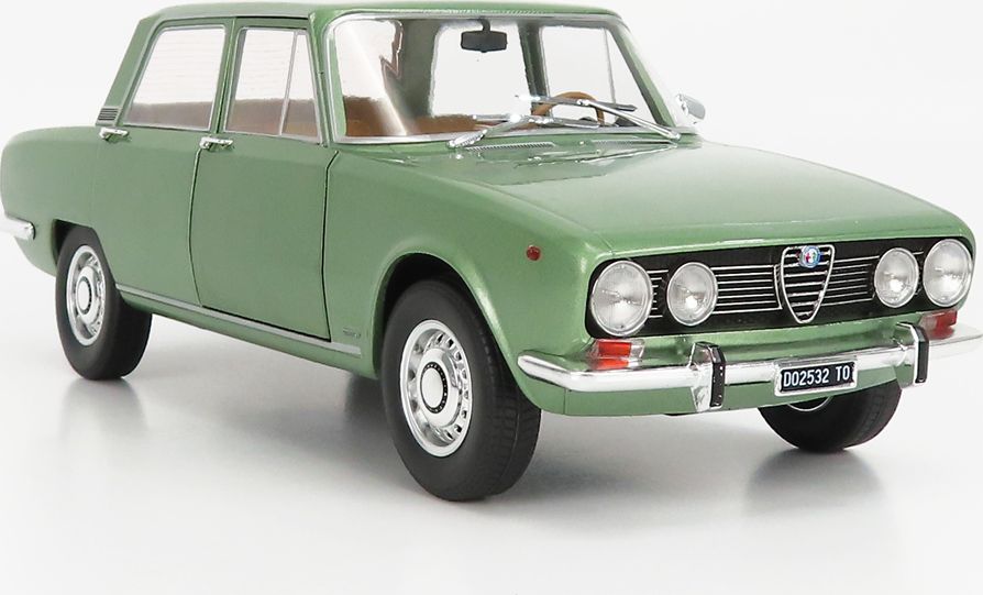 Alfa Romeo 1750 Berlina Series 2 1969 Olive Green 1:18 Scale Diecast Model Car – Mitica