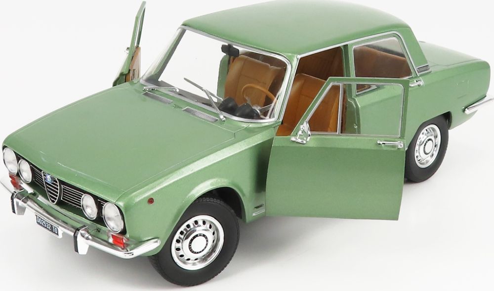 Alfa Romeo 1750 Berlina Series 2 1969 Olive Green 1:18 Scale Diecast Model Car – Mitica