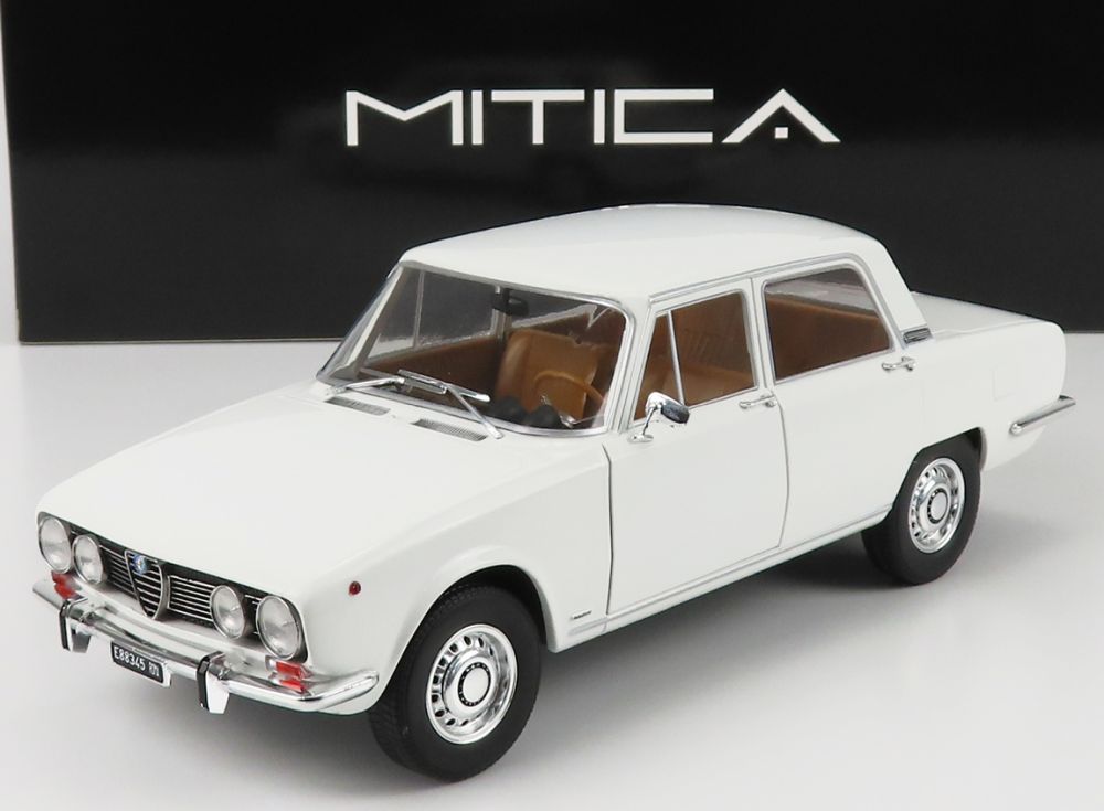 Alfa Romeo 1750 Berlina Series 2 1969 White 1:18 Scale Diecast Model Car – Mitica