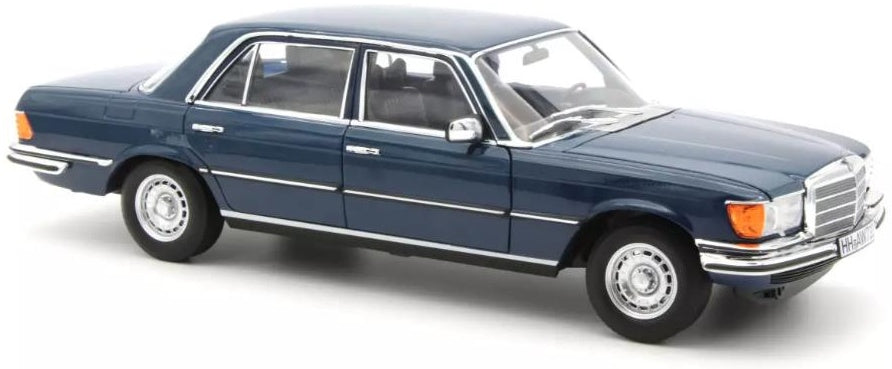 Mercedes-Benz 350 SEL Hansa Blue 1979 1:18 Scale Diecast Car – Norev