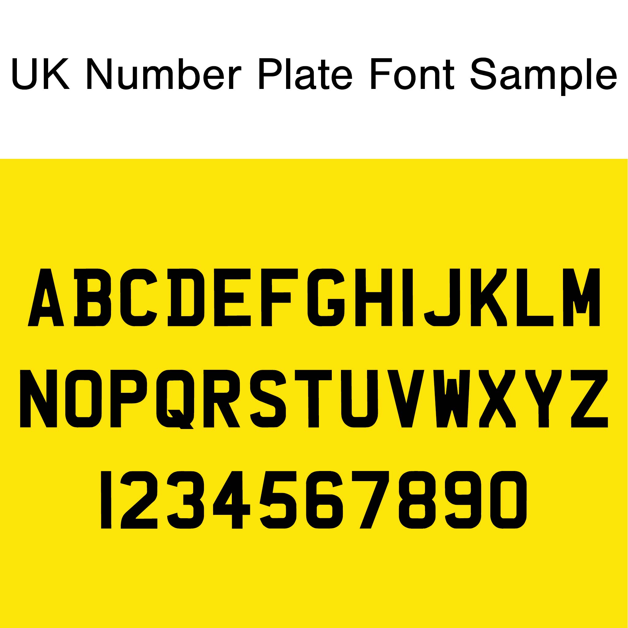 Model Car DIY Vinyl Number Plates | Custom Registration Plates for 1:18 & 1:24 Scale Models