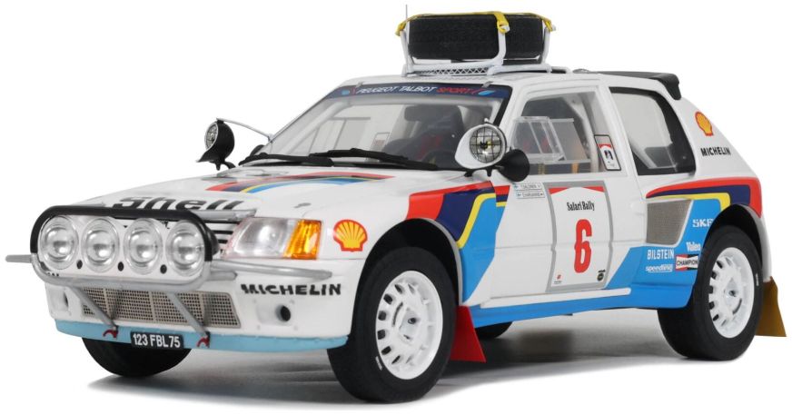 Peugeot 205 T16 #6 Timo Salonen Safari Rally 1985 1:18 Scale OttOmobile Resin Model