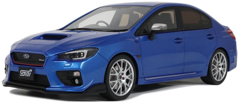 Subaru WRX STi S207 WR Blue Pearl 2015 1:18 Scale OttOmobile Resin Model Car