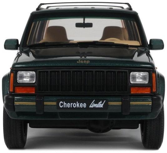 Jeep Cherokee XJ Limited Hunter Green 1995 1:18 Scale Resin Car – OttOmobile