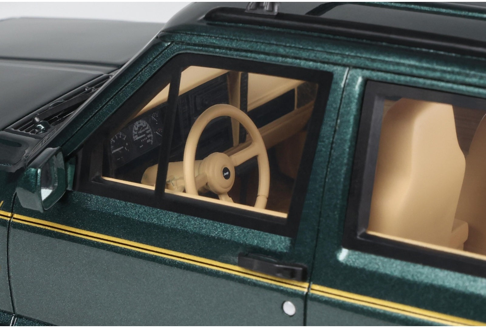 Jeep Cherokee XJ Limited Hunter Green 1995 1:18 Scale Resin Car – OttOmobile