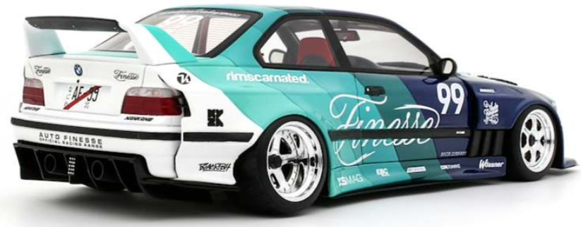 BMW E36 MY KYZA Blue 2024 1:18 Scale Resin Car – OttOmobile Samurai Collection-OttOmobile-Diecast Model Centre