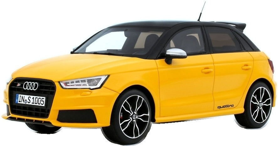 Audi S1 Sportback Vegas Yellow 2015 1:18 Scale Resin Car – OttOmobile