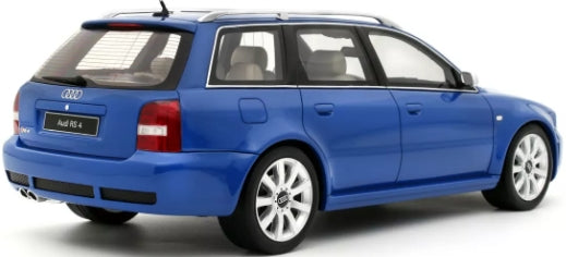 Audi RS 4 (B5) Nogaro Blue 2000 1:18 Scale Resin Model Car – OttOmobile