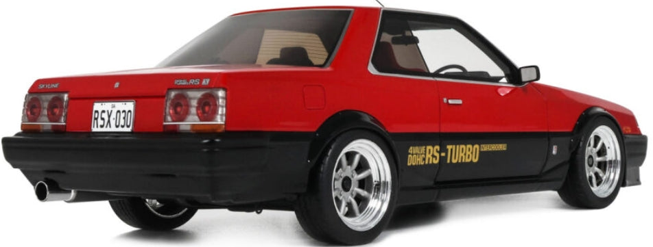 Nissan Skyline 2000 RS-X Turbo (DR 30 Turbo C) Tunning Red 059 1984 1:18 Scale Resin Model Car – OttOmobile