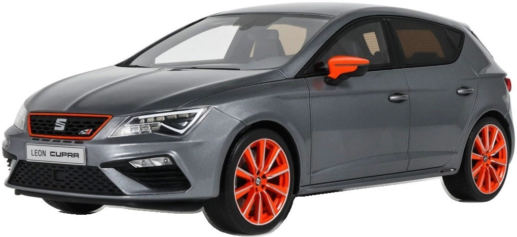 Seat Leon Mk3 Cupra Performance Pack Monsoon Grey X7R 2018 1:18 Scale Resin Car – OttOmobile