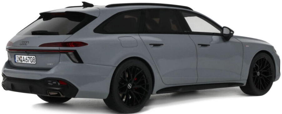 Audi A6 Avant E-Hybrid Quattro Edition One Nardo Grey 2025 1:18 Scale Resin Model Car – OttOmobile