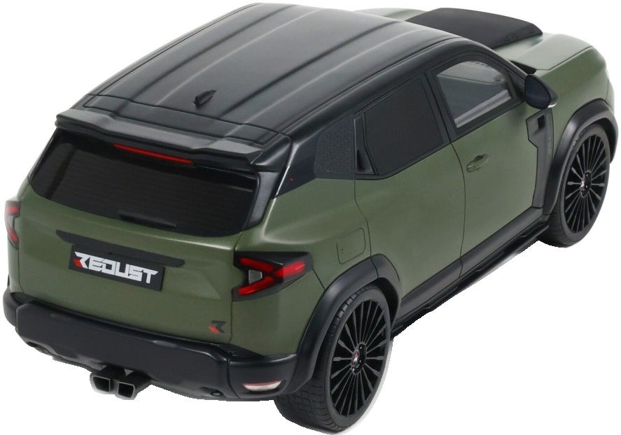 Dacia Duster Redust Sport 4x2 Hybrid Green 2025 1:18 Scale Resin Car – OttOmobile