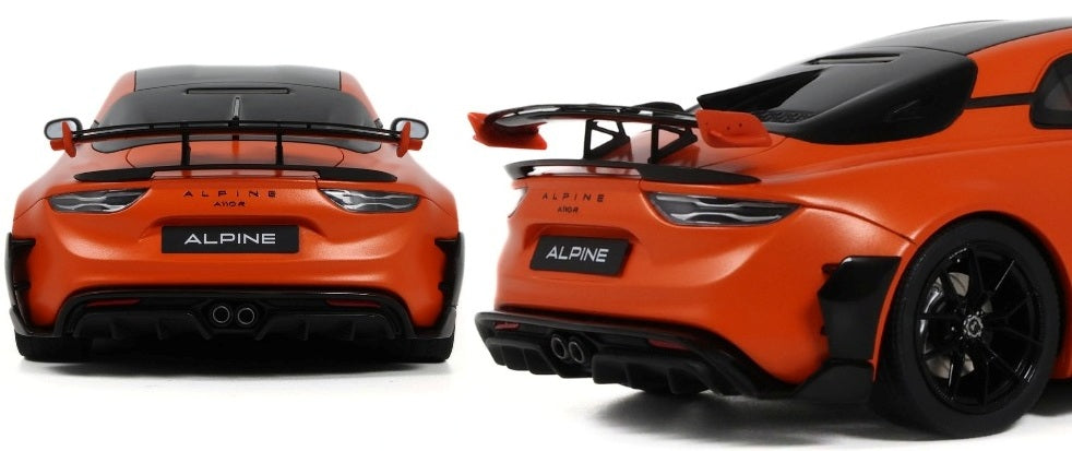 Alpine A110R Ultime Matte Orange Solar 2025 1:18 Scale Resin Car – OttOmobile Samurai Collection-OttOmobile-Diecast Model Centre