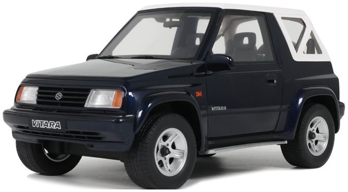 Suzuki Vitara Cabrio JLX Deep Blue Pearl Metallic 1994 1:18 Scale OttOmobile Resin Model Car