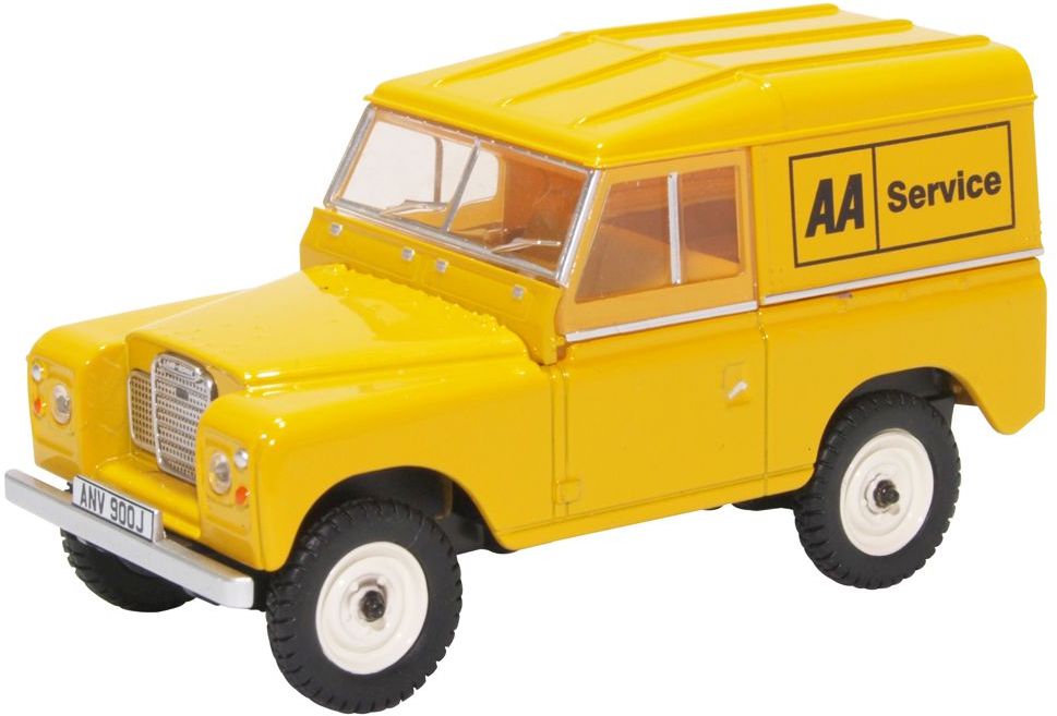 Land Rover Series 3 SWB Hard Top AA 1:43 Scale Diecast Model Car – Oxford Diecast