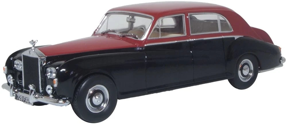 Rolls Royce Phantom V James Young Claret Black 1:43 Scale Diecast Model Car – Oxford Diecast