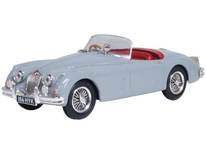 Jaguar XK150 Roadster Mist Grey 1:43 Scale