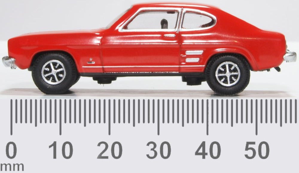 Ford Capri MK1 Sunset Red 1:76 Scale Diecast Car – Oxford Diecast