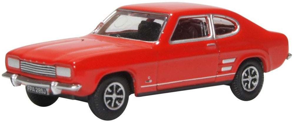 Ford Capri MK1 Sunset Red 1:76 Scale Diecast Car – Oxford Diecast