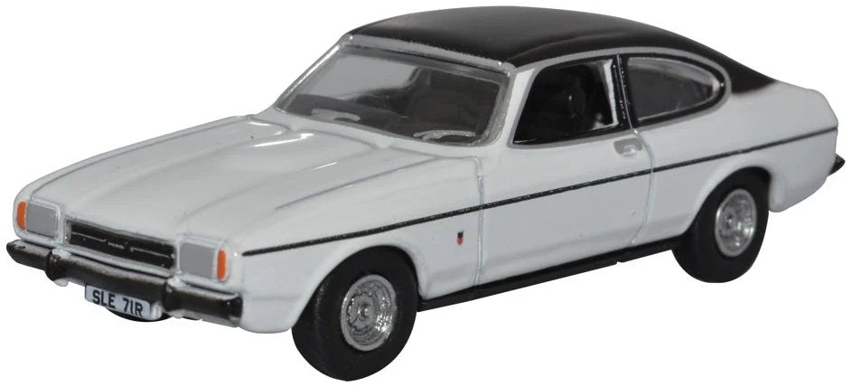 Ford Capri Mk2 White 1:76 Scale Diecast Car – Oxford Diecast