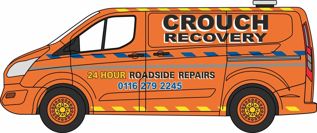Ford Transit Custom Crouch Recovery 1:76 Scale Diecast Van – Oxford Diecast