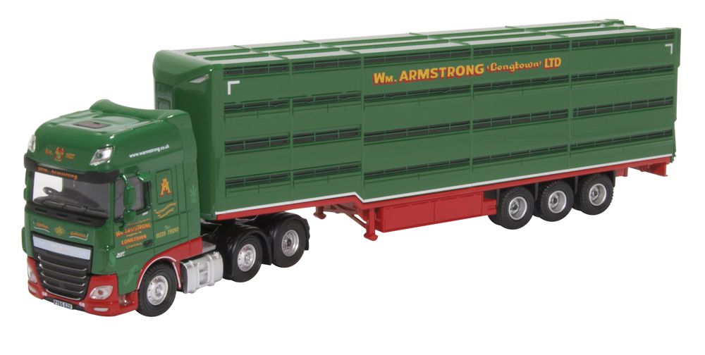 DAF XF William Armstrong Livestock Trailer 1:76 Scale Diecast Model Truck – Oxford Diecast