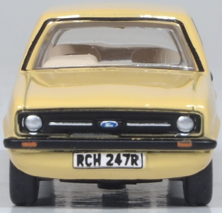 Ford Escort Mk2 Sahara Beige 1:76 Scale Diecast Car – Oxford Diecast