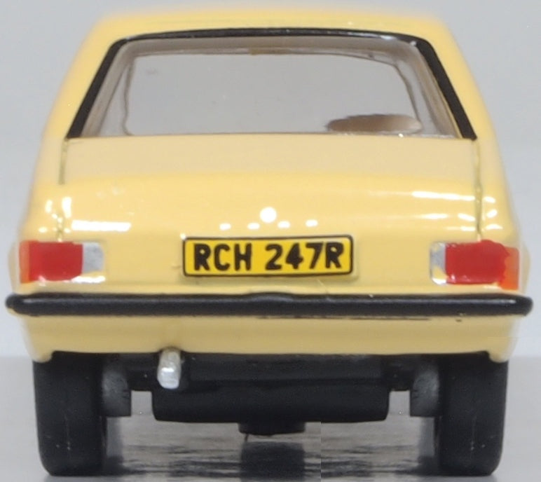 Ford Escort Mk2 Sahara Beige 1:76 Scale Diecast Car – Oxford Diecast