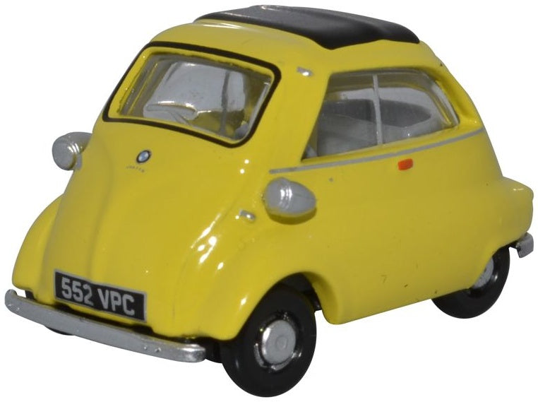 BMW Isetta Yellow 1:76 Scale Diecast Car – Oxford Diecast