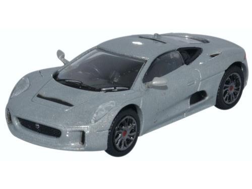 Jaguar C-X75 Silver 1:76 Scale Diecast Model Car – Oxford Diecast