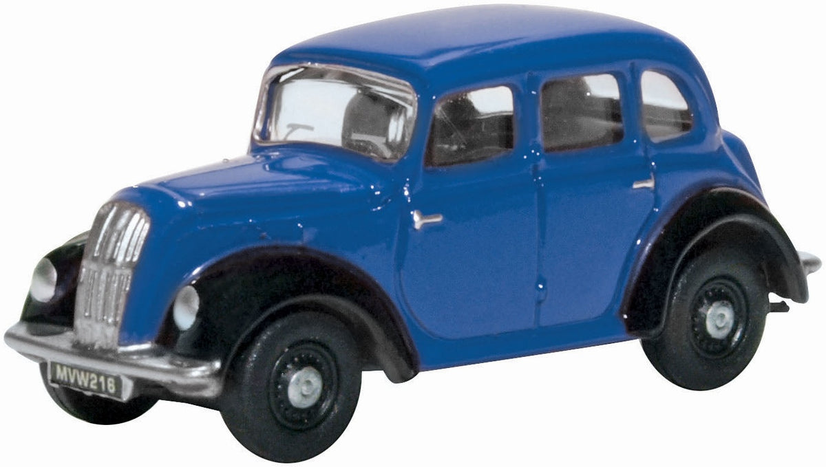 Morris Eight E Series Saloon Blue 1:76 Scale Diecast Car – Oxford Diecast