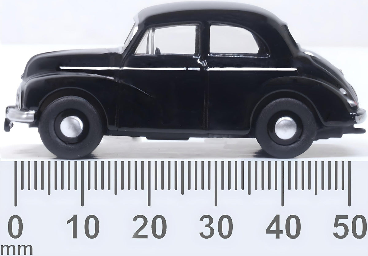Morris Minor MMS Saloon Black 1:76 Scale Diecast Car – Oxford Diecast