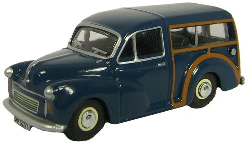 Morris Minor Traveller Trafalgar Blue 1:76 Scale Diecast Car – Oxford Diecast