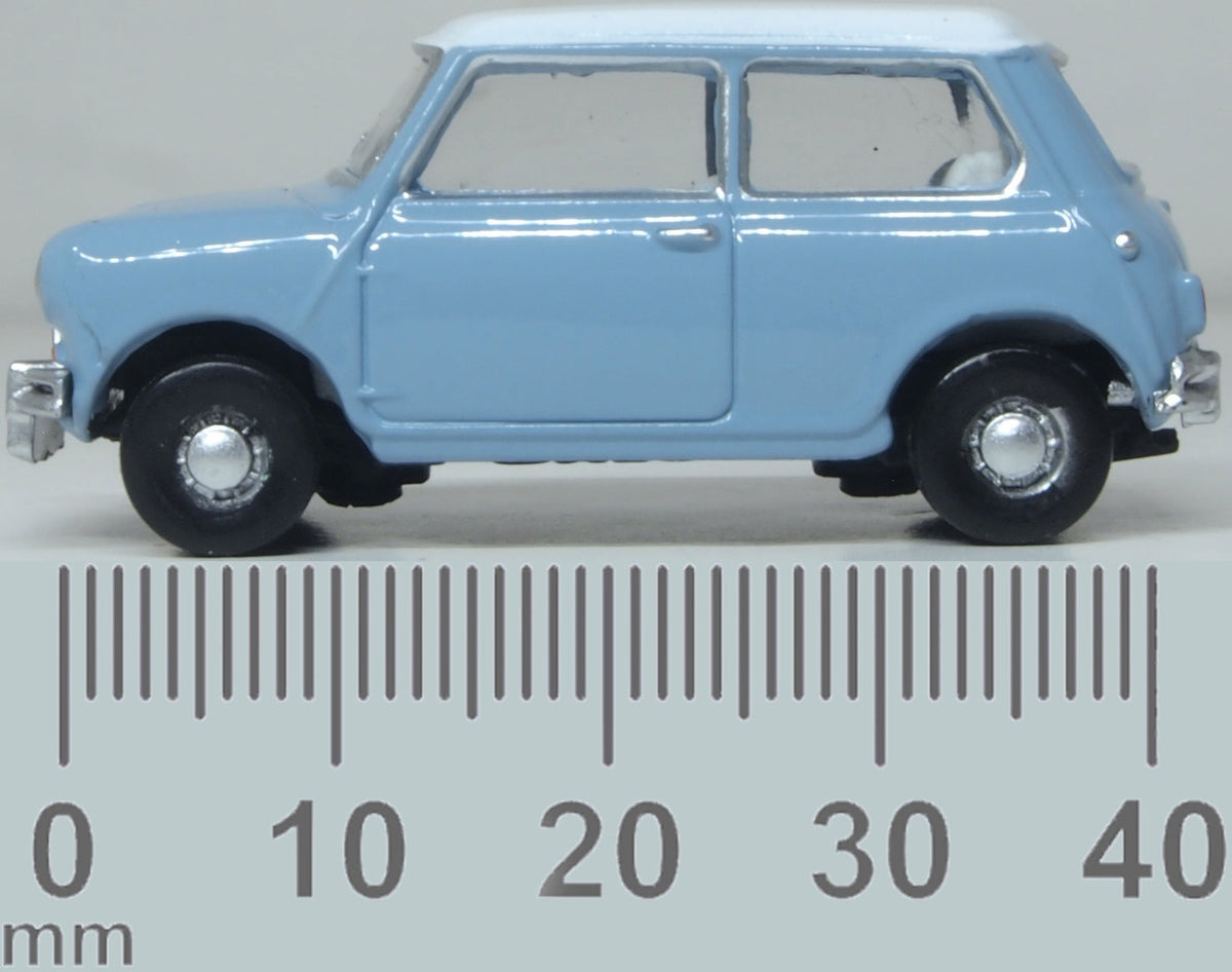 Austin Mini Speedwell Blue 1:76 Scale Diecast Car – Oxford Diecast