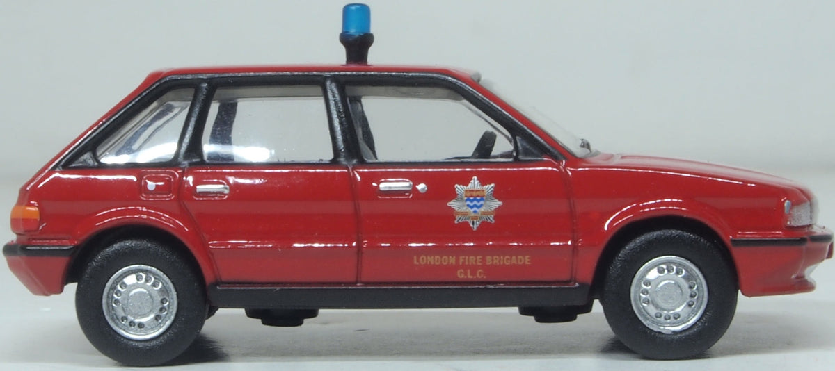 Austin Maestro London Fire Brigade 1:76 Scale Diecast Car – Oxford Diecast
