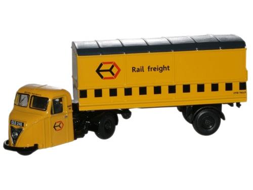 Scammell Scarab Van Trailer Rail freight 1:76 Scale Diecast Model Truck – Oxford Diecast
