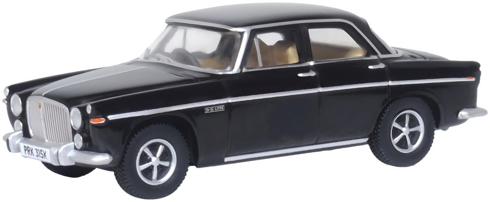 Rover P5B Black (Wilson/Thatcher) 1:76 Scale Diecast Car – Oxford Diecast