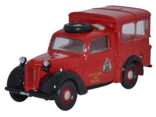 Austin Tilly City of Leeds Fire Brigade 1:76 Scale Diecast Model – Oxford Diecast