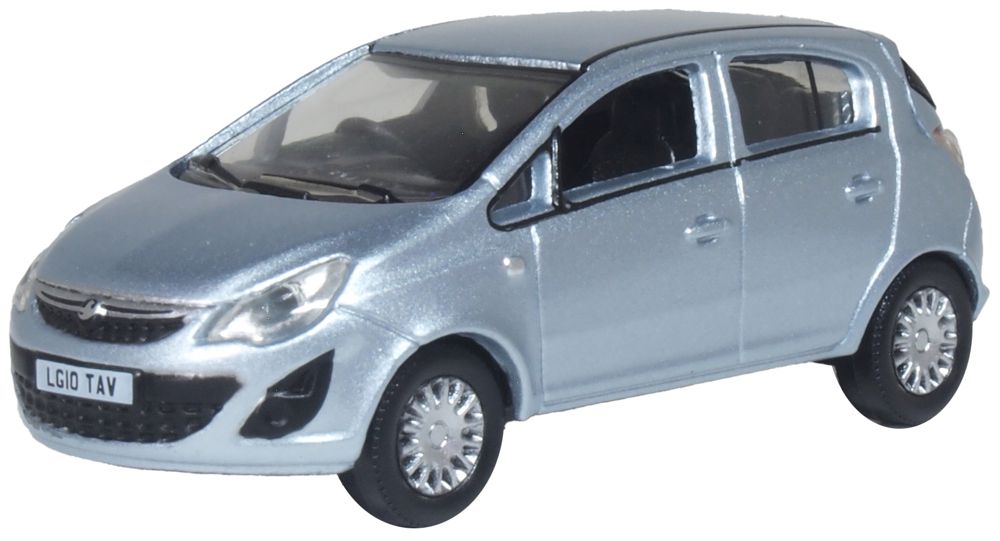 Vauxhall Corsa Silver Lightning 1:76 Scale Diecast Model Car – Oxford Diecast
