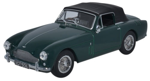 Aston Martin DB2 Mk3 DHC Dark British Racing Green 1:43 Scale Diecast Car – Oxford Diecast