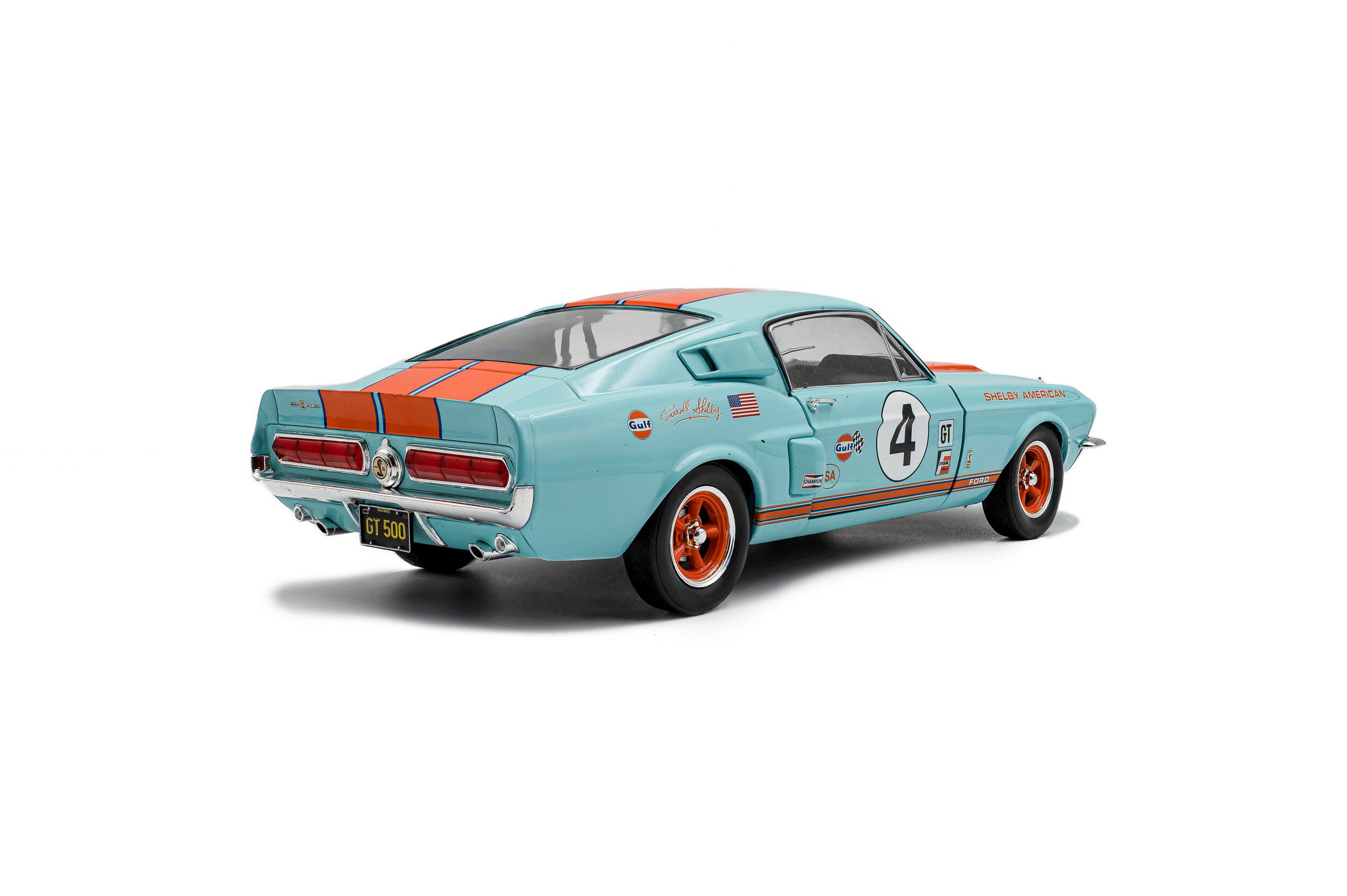 Shelby GT500 diecast 1:18 Racing Tribute Gulf #4 1967 Solido