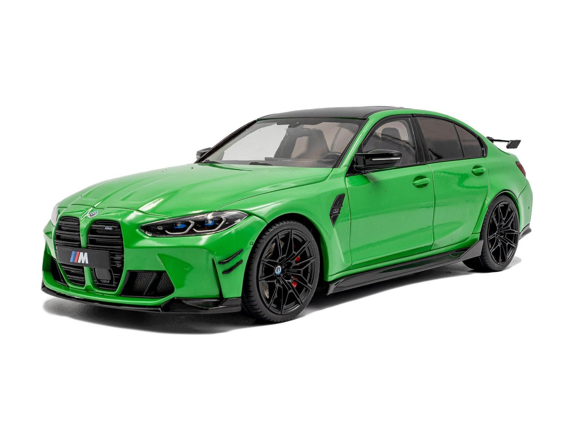 BMW M3 (G80) Performance Parts Signal Green Uni 2024 1:18 Scale Solido Diecast Model Car