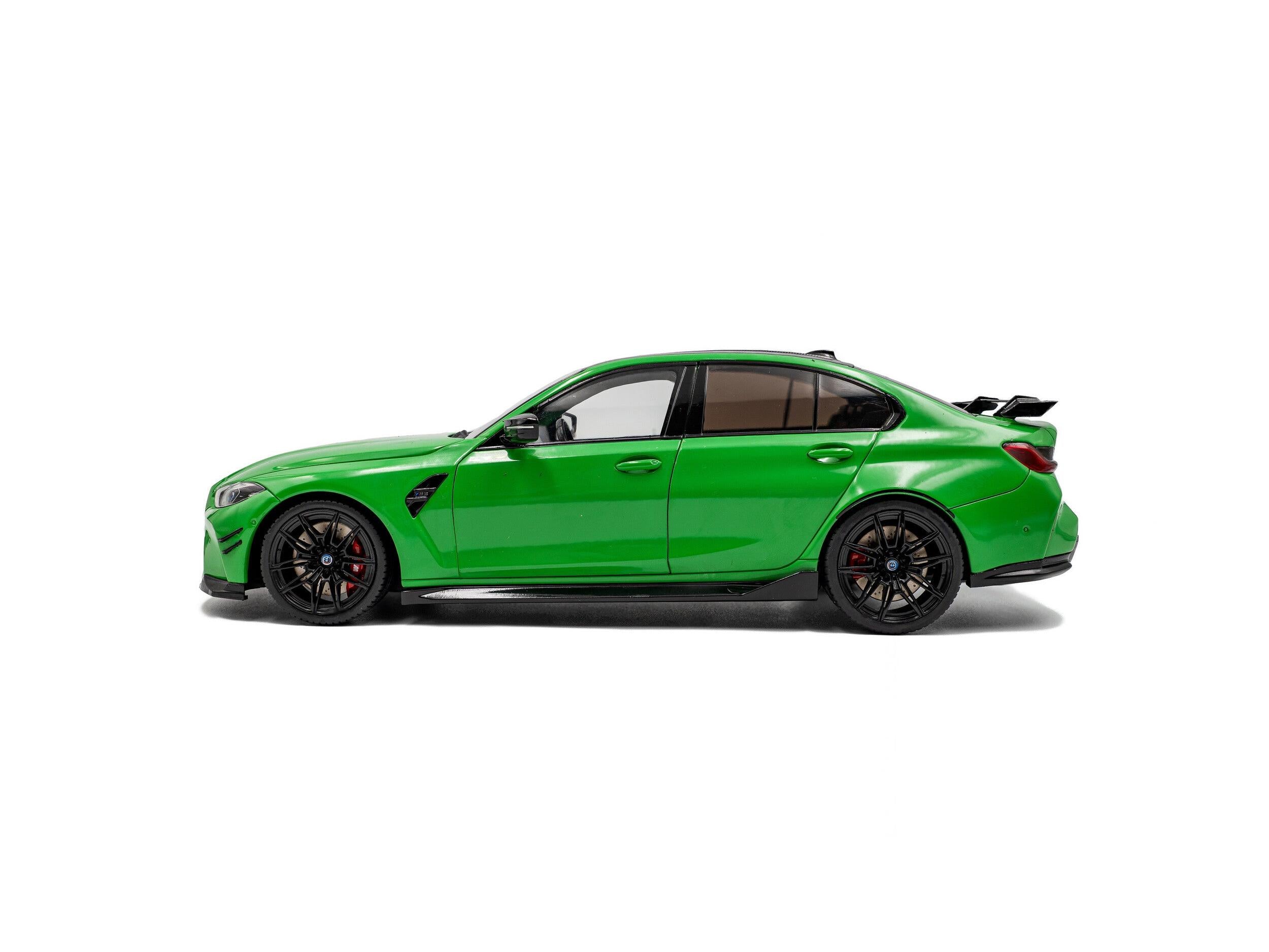 BMW M3 (G80) Performance Parts Signal Green Uni 2024 1:18 Scale Solido Diecast Model Car