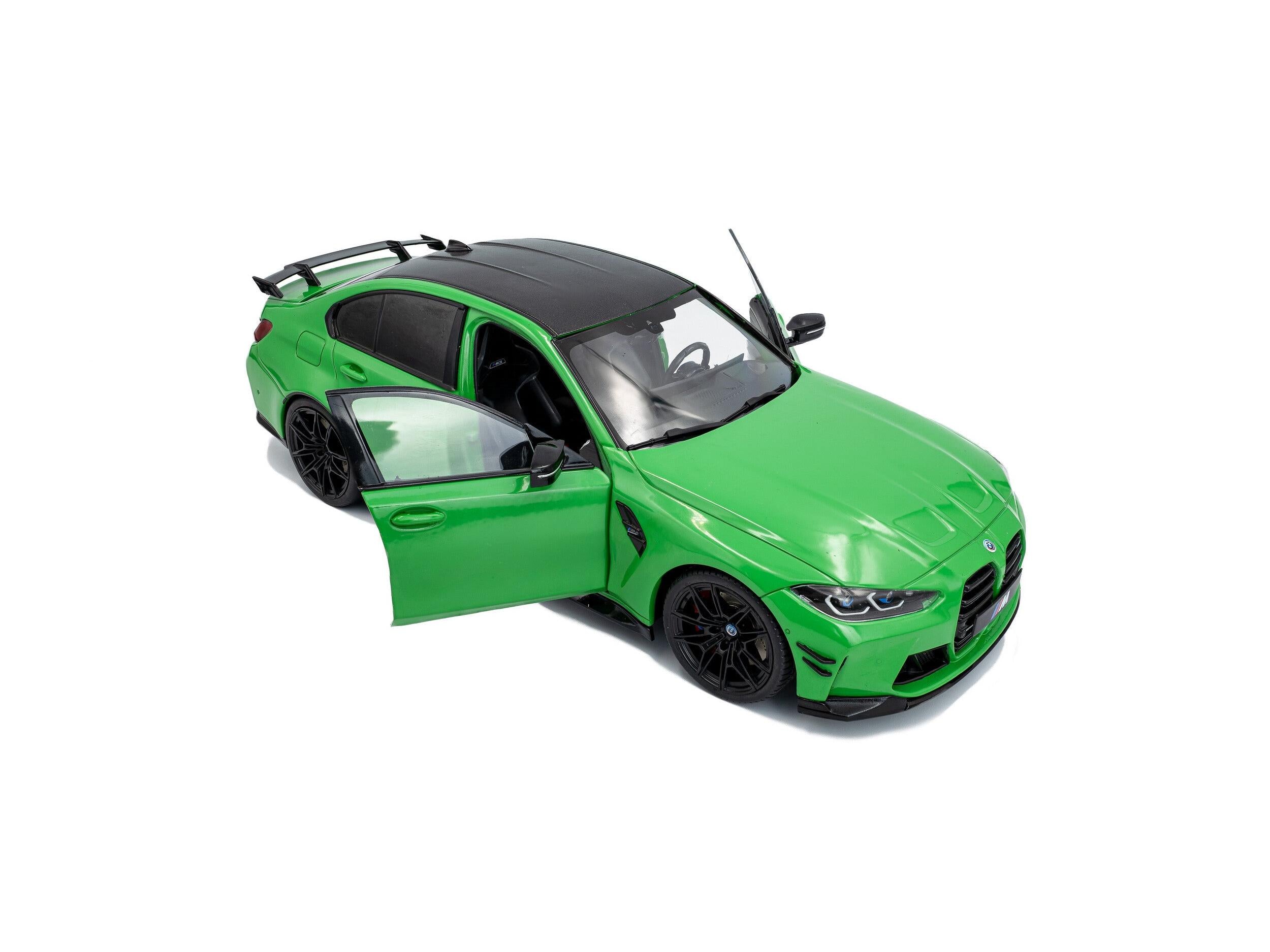 BMW M3 (G80) Performance Parts Signal Green Uni 2024 1:18 Scale Solido Diecast Model Car